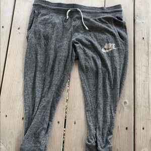 Nike sweatpant capris
